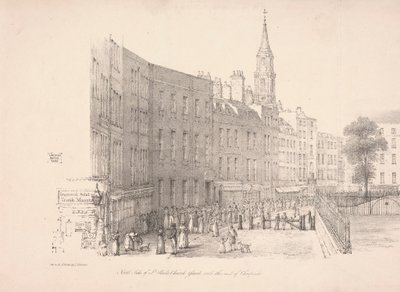Nordsiden af St. Pauls Kirkegård af Thomas Horner