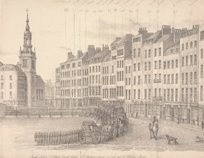 Sydsiden af St. Pauls Kirkegård af Thomas Horner