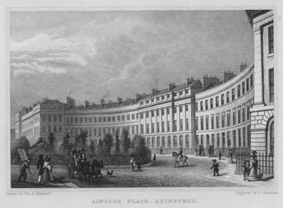 Ainslie Place, Edinburgh (gravering) af Thomas Hosmer Shepherd