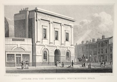 Asylum for the Indigent Blind, Westminster Road, fra "London and it