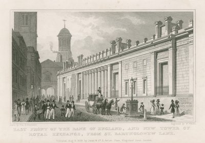 Bank of England, Sir John Soanes fronter af Thomas Hosmer Shepherd