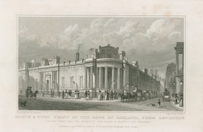 Bank of England, Sir John Soanes fronter af Thomas Hosmer Shepherd