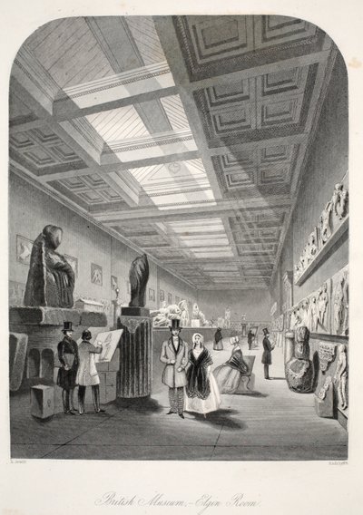 British Museum, Elgin Room, fra pubben 