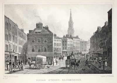Broad Street, Bloomsbury, fra pubben 