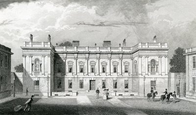 Burlington House, Royal Academy of Arts, Piccadilly, London, ca. 1829-31 af Thomas Hosmer Shepherd