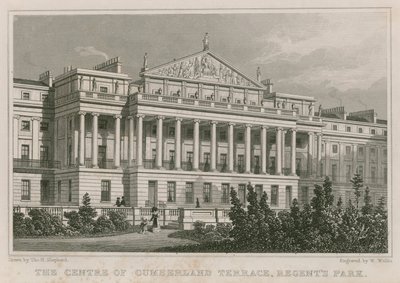 Centrum af Cumberland Terrace, Regent