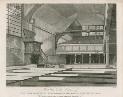 Kapellet i St Bartolomew the Great, West Smithfield af Thomas Hosmer Shepherd