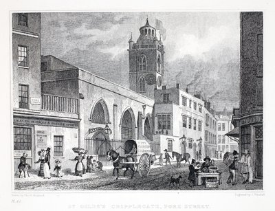 Church of St Giles, Cripplegate, fra "London and it
