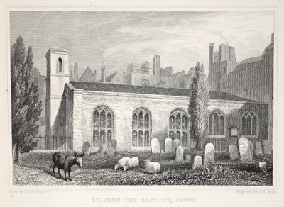 Johannes Døberens kirke, Savoy, fra pubben 