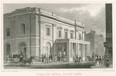 Drury Lane Theatre, London af Thomas Hosmer Shepherd