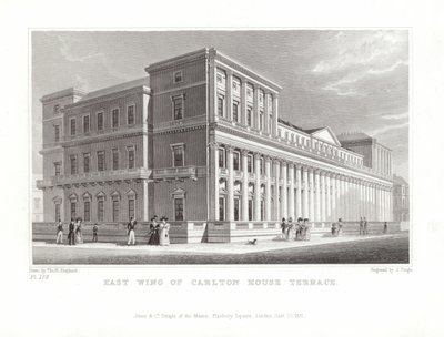 East Wing of Carlton House Terrace af Thomas Hosmer Shepherd