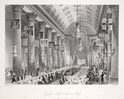 Egyptian Hall, Mansion House, fra pubben 
