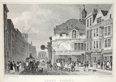 Fleet Street, fra pubben 