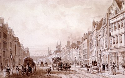 Holborn, London, c1830 af Thomas Hosmer Shepherd