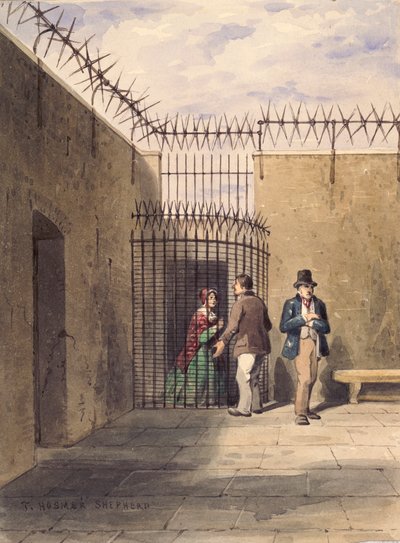 Correction House, Clerkenwell, London, c1830 af Thomas Hosmer Shepherd