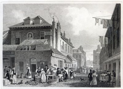 Hungerford Market, Strand, graveret af Thomas Barber, 1830 af Thomas Hosmer Shepherd