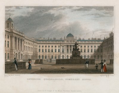 Indvendig kvadrant, Somerset House af Thomas Hosmer Shepherd