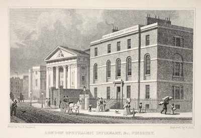 London Ophthalmic Infirmary etc. Finsbury, fra pubben 