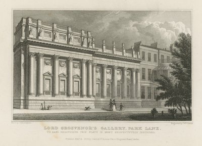 Lord Grosvenors Gallery på Park Lane af Thomas Hosmer Shepherd