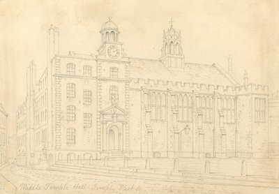 Middle Temple Hall af Thomas Hosmer Shepherd