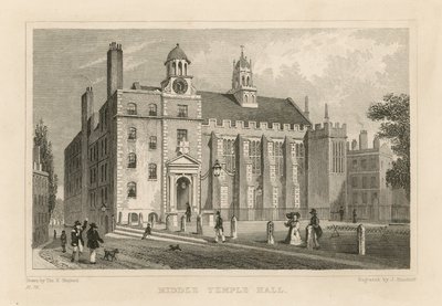 Middle Temple Hall af Thomas Hosmer Shepherd