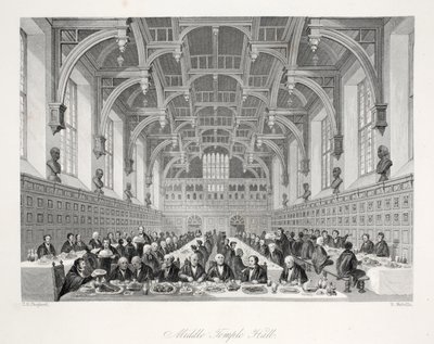 Middle Temple Hall, fra pubben 