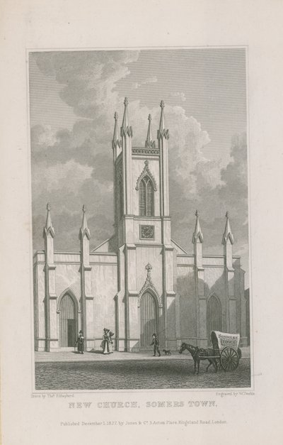 Ny kirke i Somers Town af Thomas Hosmer Shepherd