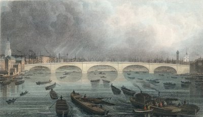 New London Bridge af Thomas Hosmer Shepherd