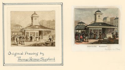 Newgate marked af Thomas Hosmer Shepherd