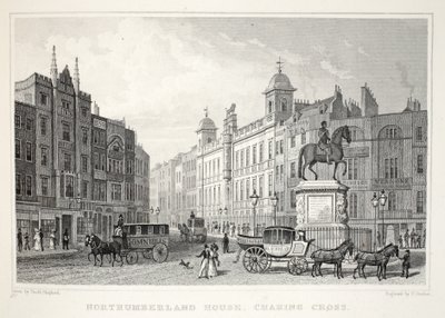 Northumberland House, Strand, fra pubben 