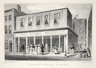 Olympic Theatre, Wyck Street, fra pubben 