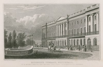 Richmond Terrace i Whitehall af Thomas Hosmer Shepherd