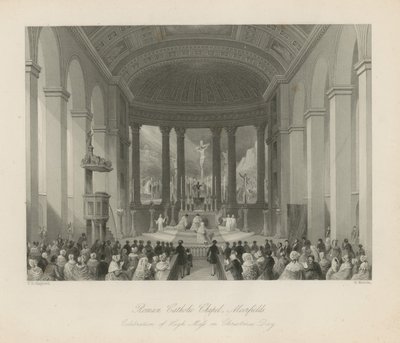Romersk-katolske kirke i Moorfields af Thomas Hosmer Shepherd