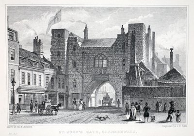 St Johns Gate, Clerkenwell, fra pubben 