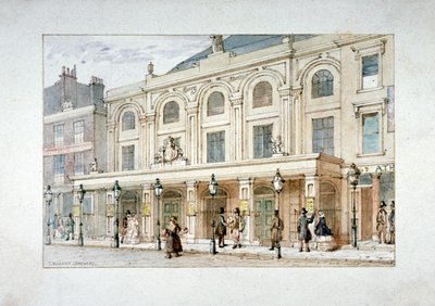 Surrey Theatre og Surrey Coffee House på Blackfriars Road, Southwark, London, c1835 af Thomas Hosmer Shepherd