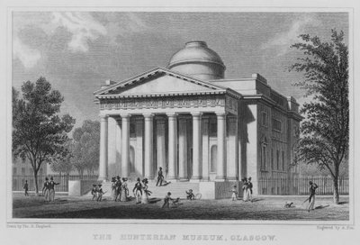 The Hunterian Museum, Glasgow (gravering) af Thomas Hosmer Shepherd