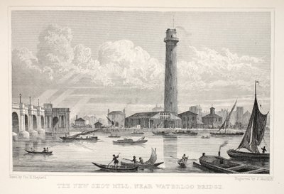 The New Shot Mill, nær Waterloo Bridge, fra pubben 