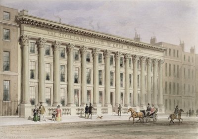 The Royal Institution of Great Britain, Albemarle Street, ca. 1838 af Thomas Hosmer Shepherd
