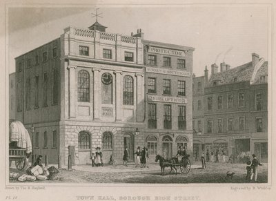 Rådhus, Borough High Street, Southwark, London af Thomas Hosmer Shepherd