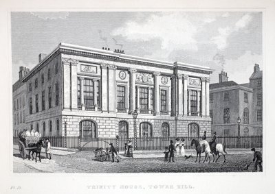 Trinity House, Tower Hill, fra pubben 