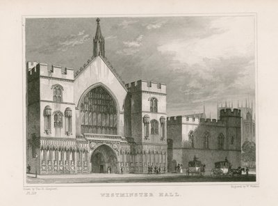 Westminster Hall af Thomas Hosmer Shepherd