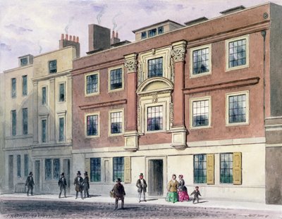 Winchester Street, 1850 af Thomas Hosmer Shepherd
