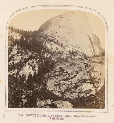 South Dome, 6.000 fod høj - fra Nevada Fall Trail af Thomas Houseworth