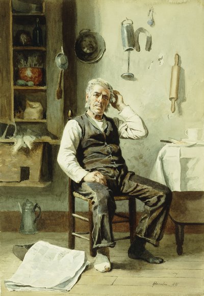Forundret, 1881 af Thomas Hovenden