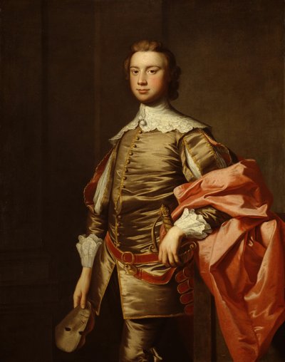 John VanderWall, ca. 1745. af Thomas Hudson