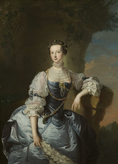 Portræt af fru Emma Harvey af Thomas Hudson