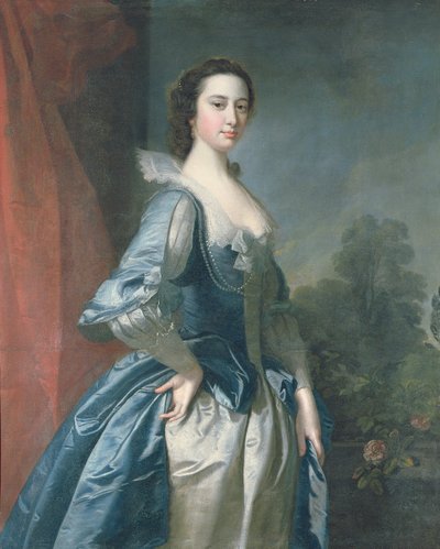Portræt af en Dame af Thomas Hudson