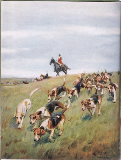 Rævejagt, illustration fra 