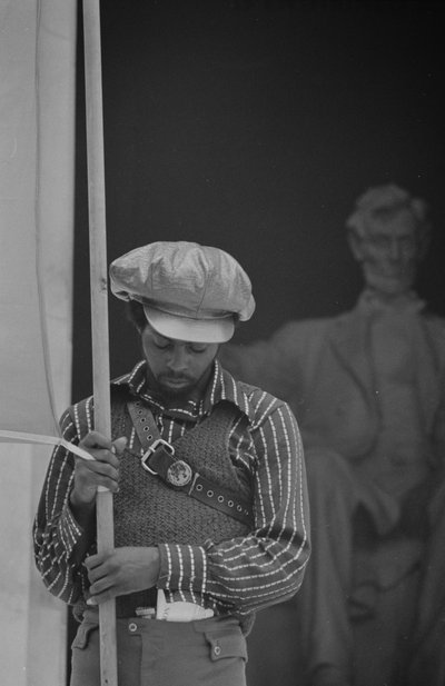 Black Panther Convention, Lincoln Memorial af Thomas J. O