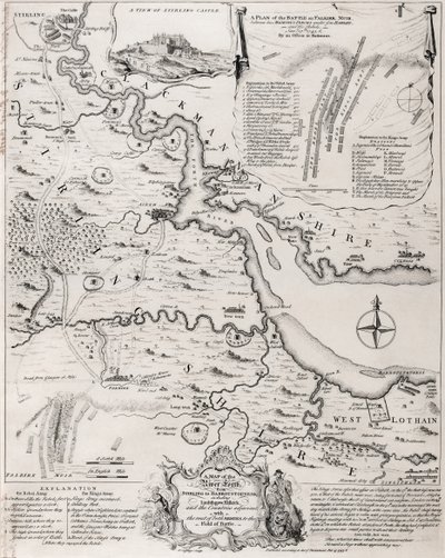 Slaget ved Falkirk, 28. januar 1746 af Thomas Jefferys